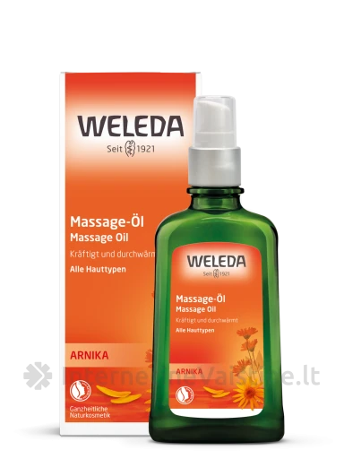 WELEDA aliejus masažui su arnika, 100 ml | internetinevaistine.lt