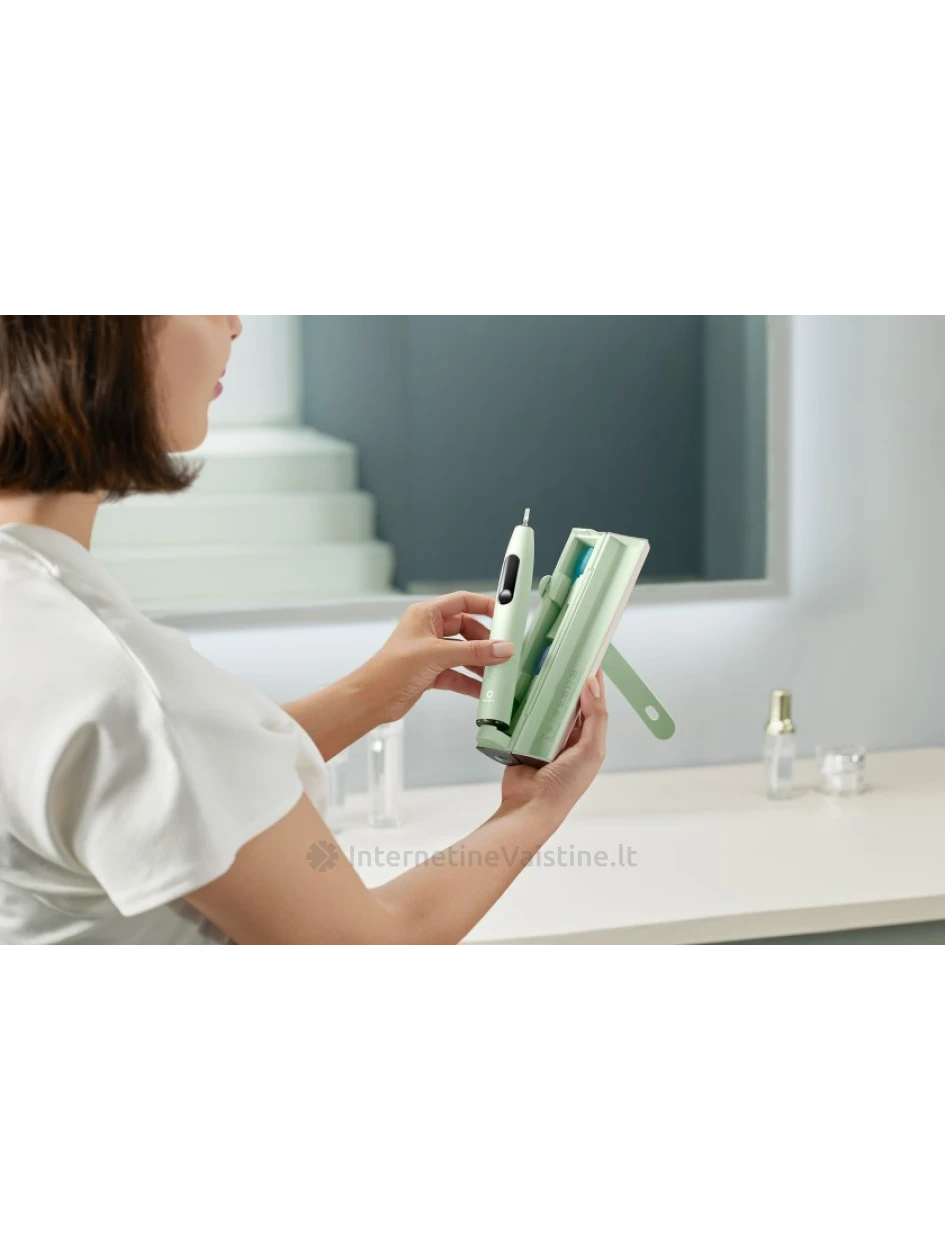 OCLEAN X Ultra Set Green elektrinio dantų šepetėlio rinkinys, N1 | internetinevaistine.lt