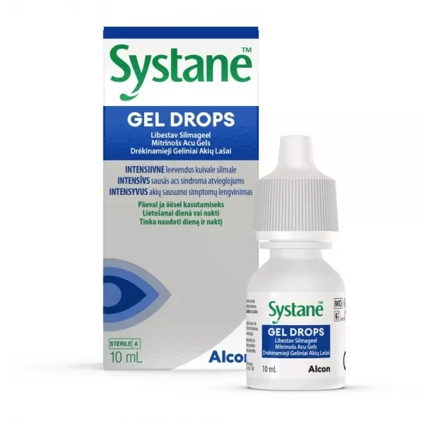 SYSTANE akių lašai GEL DROPS, 10 ml