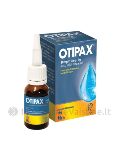 OTIPAX OTIPAX, 15 ml, ausų lašai, tirpalas, N1, Vnt | internetinevaistine.lt