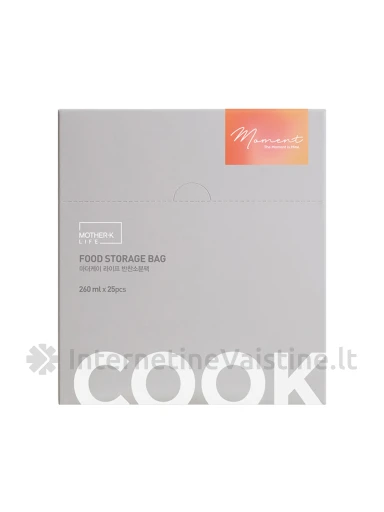 MOTHER-K maišeliai Life maisto laikymui 25 vnt., 25 vnt. | internetinevaistine.lt