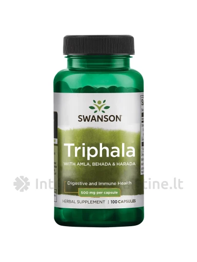 SWANSON, Triphala, 100 kapsulių, N1 | internetinevaistine.lt