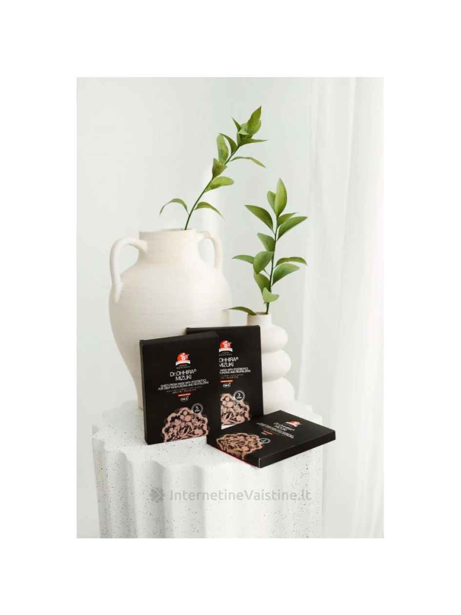 DR.OHHIRA MIZUKI lakštinė-kreminė veido kaukė N3 | internetinevaistine.lt