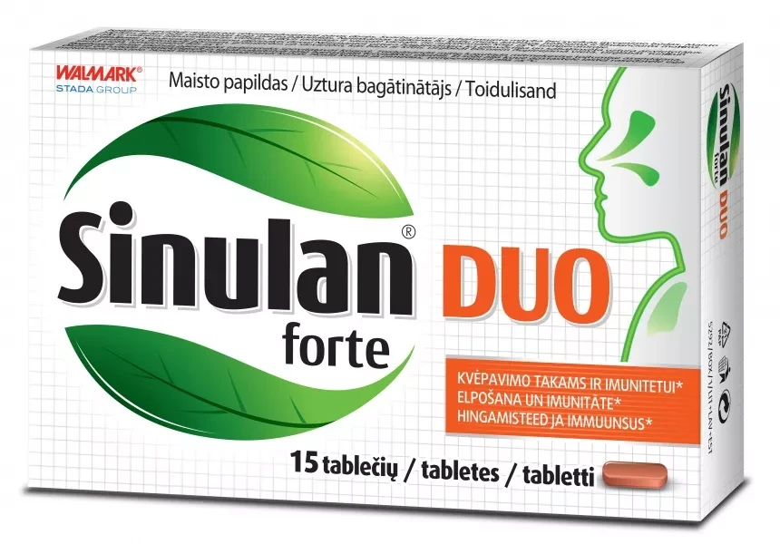 SINULAN maisto papildas FORTE DUO tab. N15