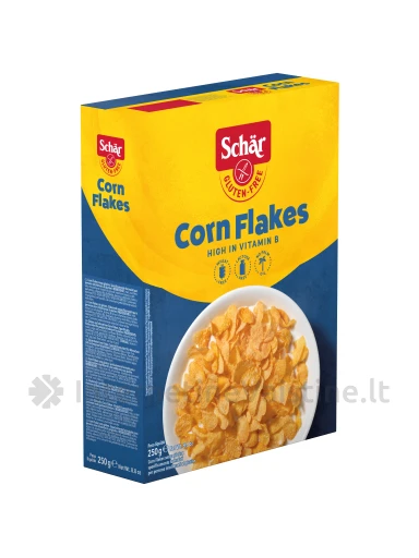 Schär CORN FLAKES – kukurūzų dribsniai be glitim, 250g | internetinevaistine.lt