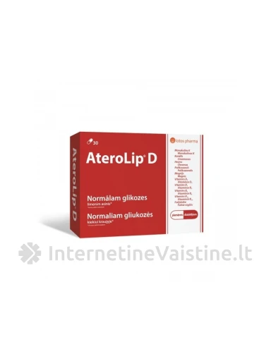 ATEROLIP D kaps. N30, N30 | internetinevaistine.lt