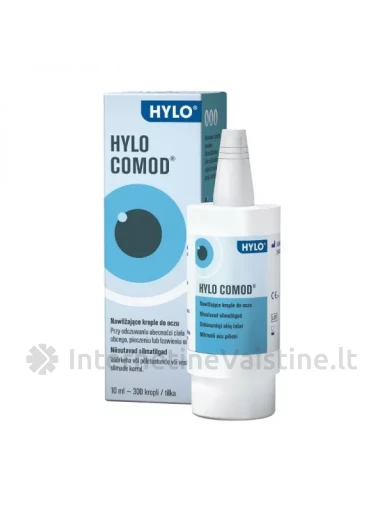 HYLO COMOD drėkinamieji akių lašai, 10 ml, Vnt | internetinevaistine.lt