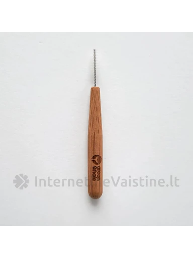 GREEN WHALE Dantų šep. bambuk. tarpd. 2mm N8, 8 vnt. | internetinevaistine.lt