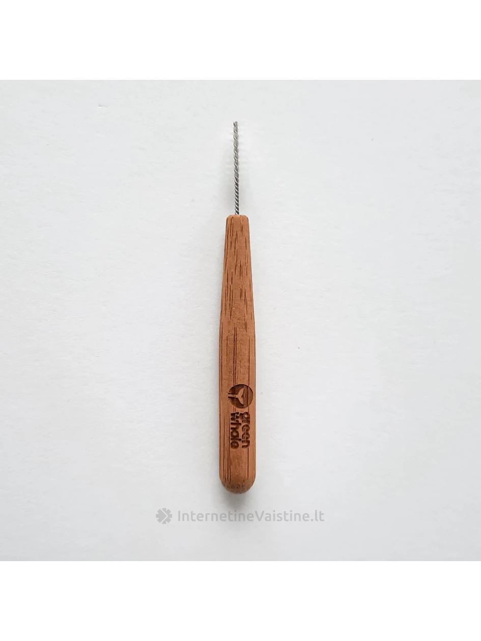 GREEN WHALE Dantų šep. bambuk. tarpd. 2mm N8, 8 vnt. | internetinevaistine.lt