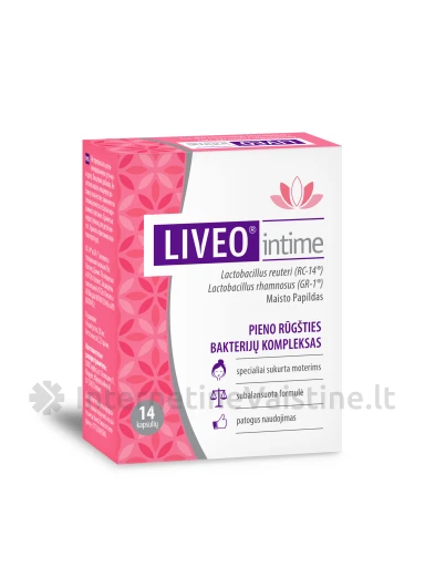 LIVEO® intime, 14 kapsulių, 14 kapsulių | internetinevaistine.lt