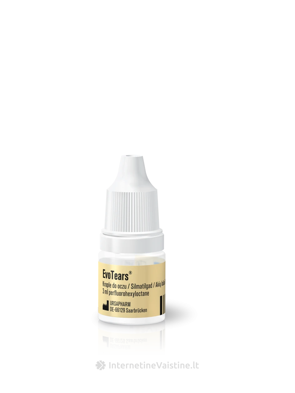 HYLO EVOTEARS akių lašai, 3 ml | internetinevaistine.lt