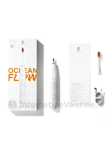 Dantų šep. OCLEAN Flow White elektrin. N1 | internetinevaistine.lt