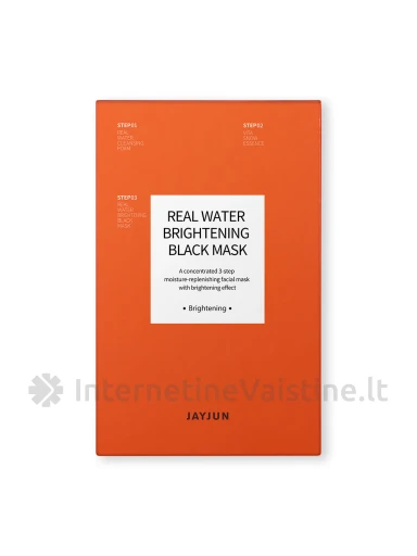 JAYJUN skaistinanti vandens juoda veido kaukė, 5 vnt. | internetinevaistine.lt