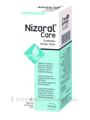 NIZORAL kosmetinis galvos odos tonikas CARE, 100 ml, Vnt | internetinevaistine.lt