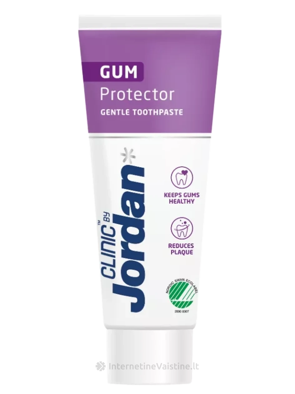 JORDAN Clinic Gum Protector dantų pasta, 75 ml, Vnt | internetinevaistine.lt