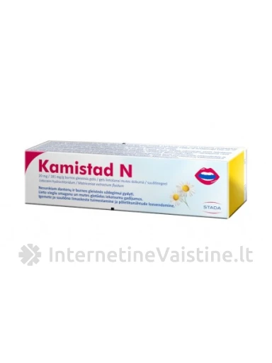 KAMISTAD N GEL 10G, Vnt | internetinevaistine.lt