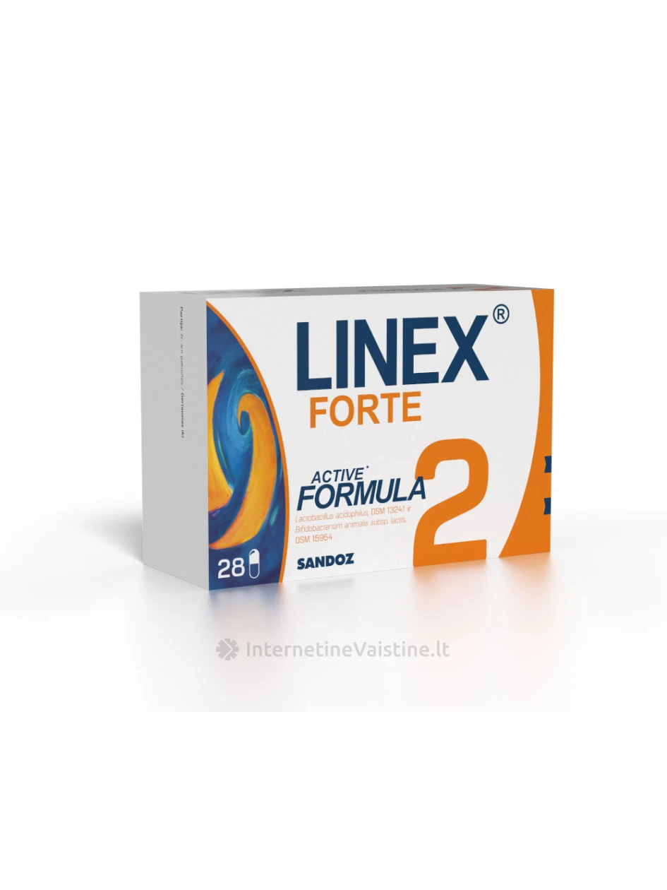 LINEX maisto papildas FORTE, 28 kaps. | internetinevaistine.lt