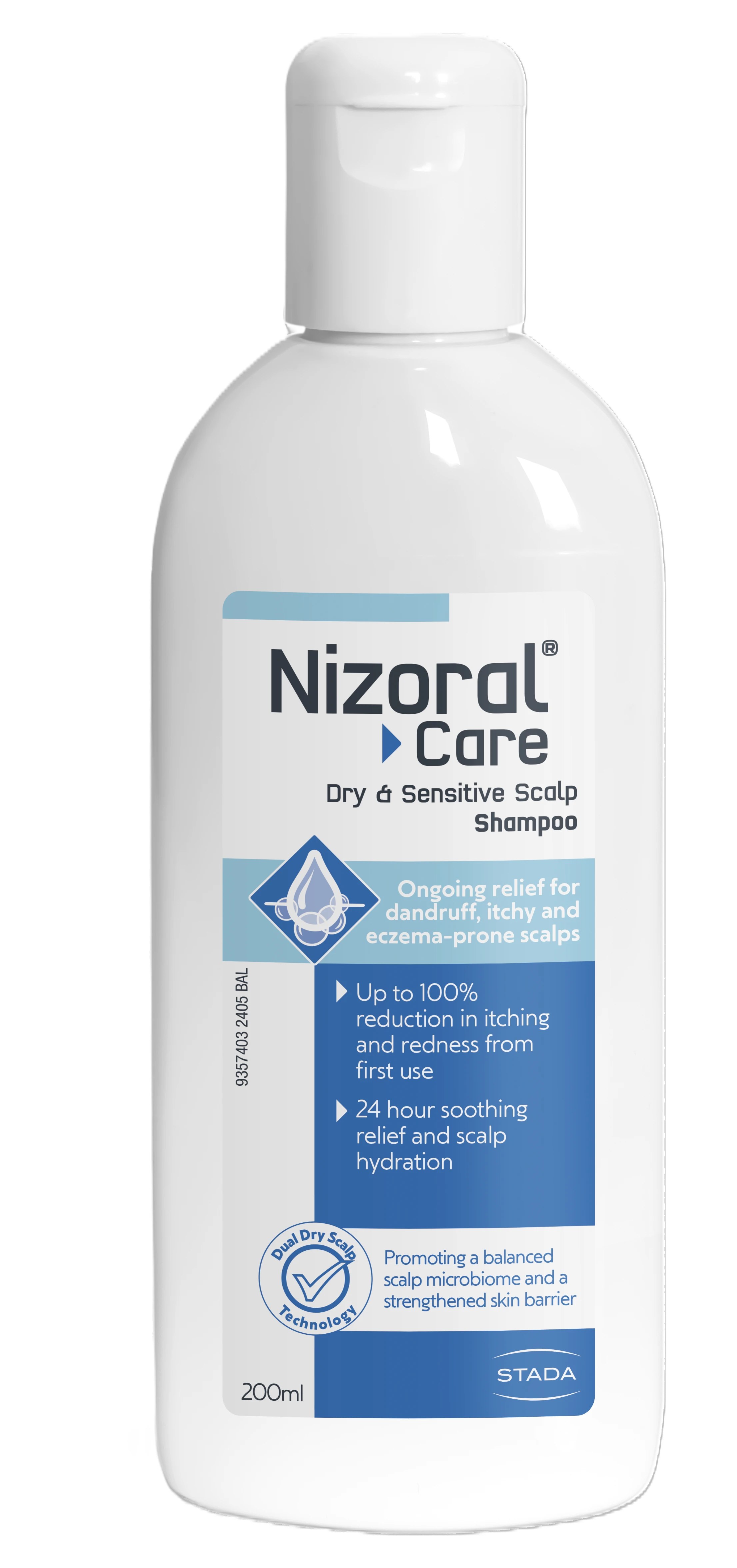 NIZORAL šampūnas DRY & SENSITIVE SCALP, 200 ml
