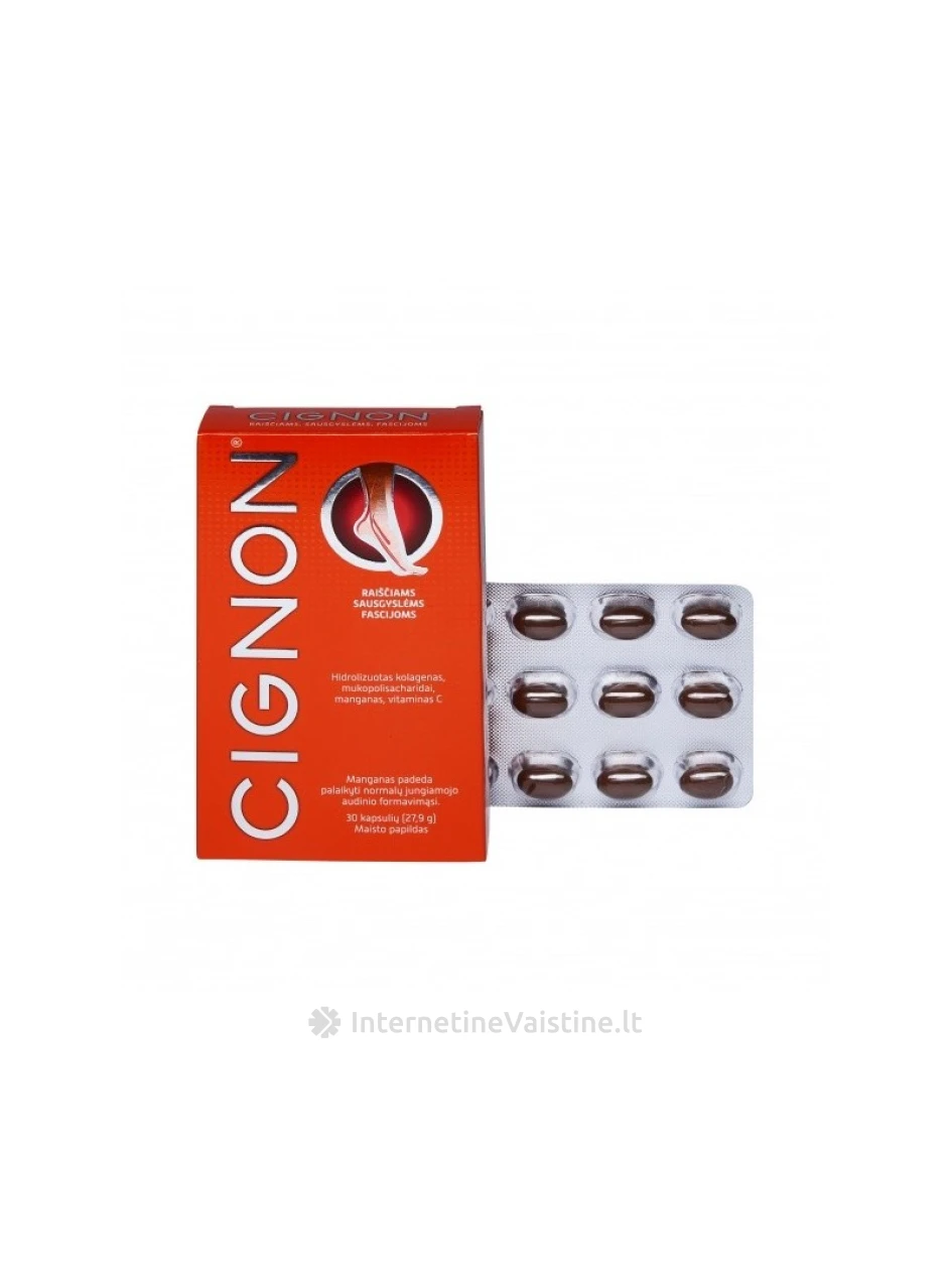 CIGNON 580mg kaps. N30 | internetinevaistine.lt