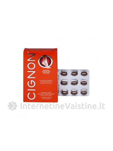 CIGNON 580mg kaps. N30 | internetinevaistine.lt