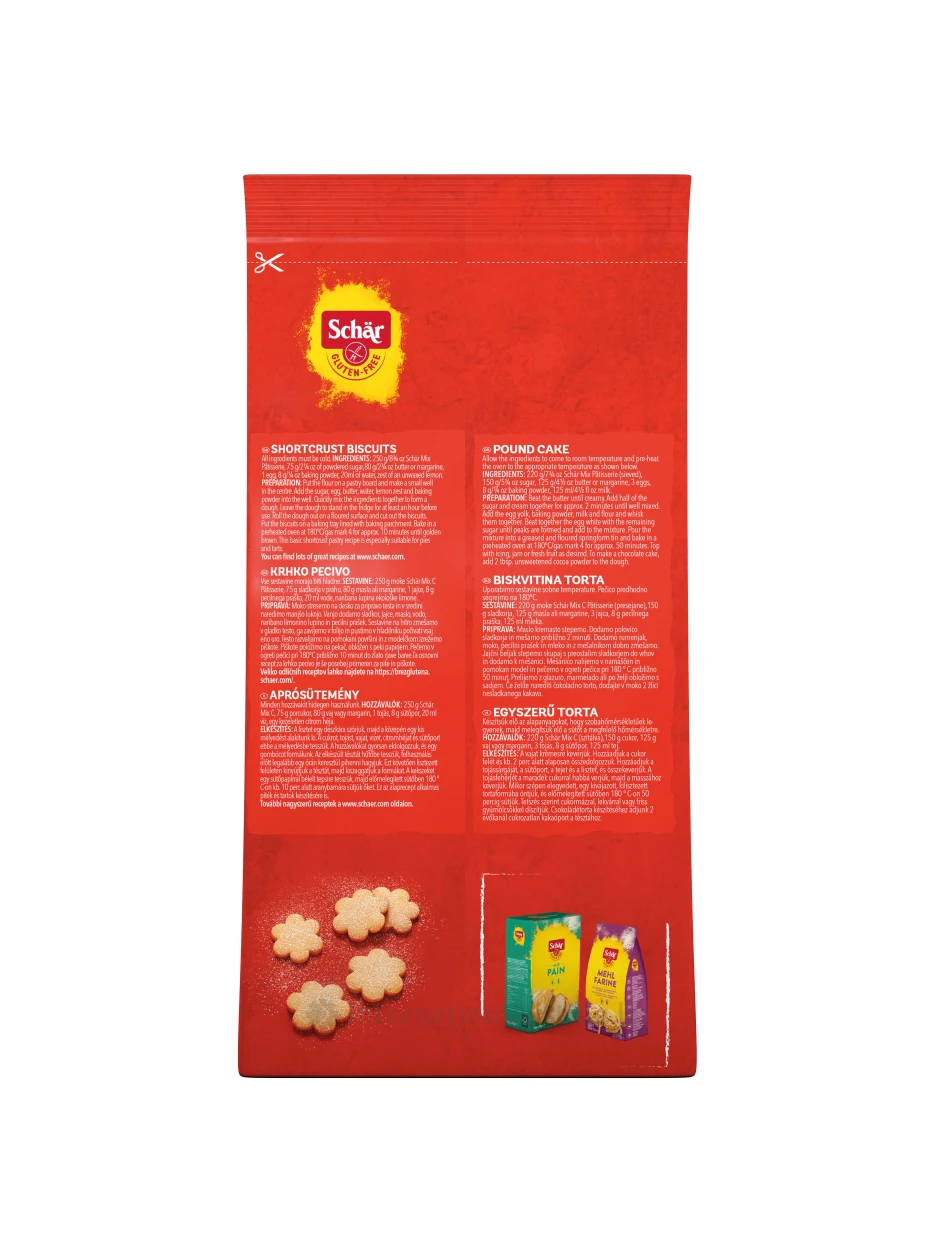 Schär MIX C – miltų mišinys be glitim, 1kg | internetinevaistine.lt