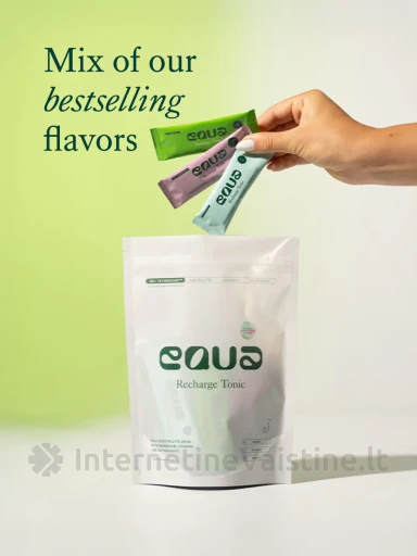 Elektrolitų gėrimas EQUA Mix įvairių skonių rinkinys,  21 paketėlis | internetinevaistine.lt