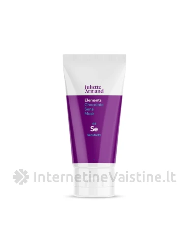 Juliette Armand Chocolate Sensi Mask - Kaukė Jautriai odai 50ml, N1 | internetinevaistine.lt