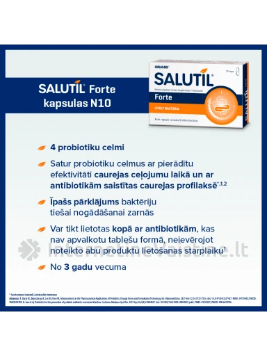 Salutil maisto papildas FORTE kaps. N10 | internetinevaistine.lt