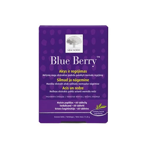 BLUE BERRY, 60 tablečių