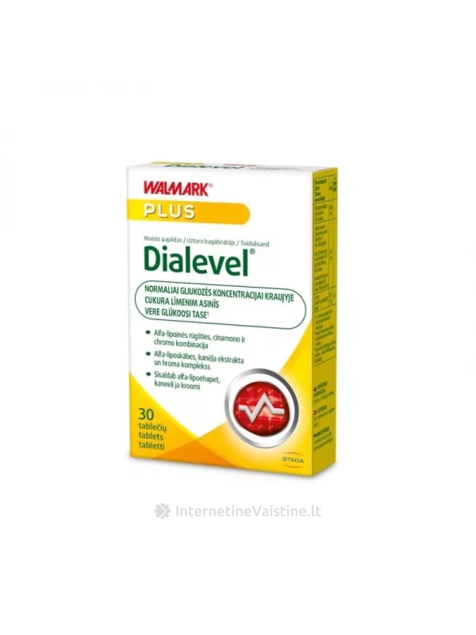 WALMARK DIALEVEL, tab. N30 | internetinevaistine.lt