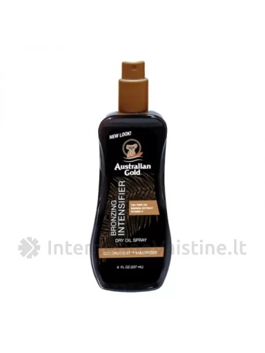 AUSTRALIAN GOLD įdegį skatinantis sausas kūno aliejus su bronzantais INTENSIFIER, 237 ml, Vnt | internetinevaistine.lt