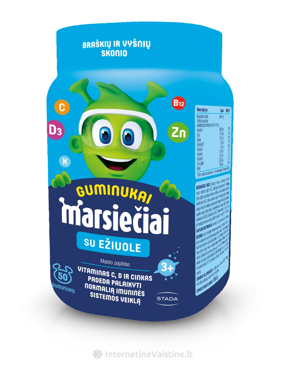 MARSIEČIAI guminukai su ežiuole N50 | internetinevaistine.lt