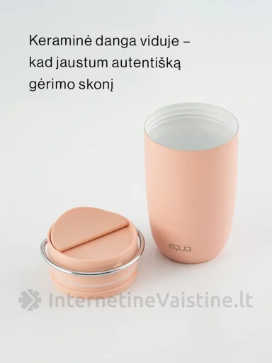 EQUA Termo puodelis Rose, 300 ml | internetinevaistine.lt