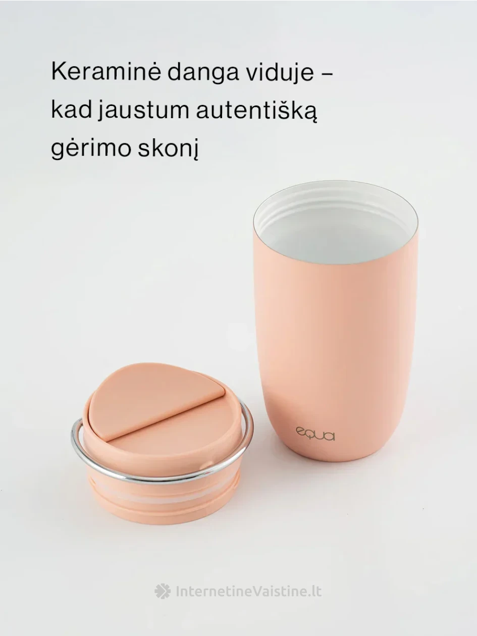 EQUA Termo puodelis Rose, 300 ml | internetinevaistine.lt