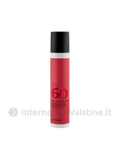 ELGON AFFIXX vidutinio stiprumo neaerozolinis plaukų lakas 60 FLEX HOLD ECO SPRAY, 350 ml | internetinevaistine.lt