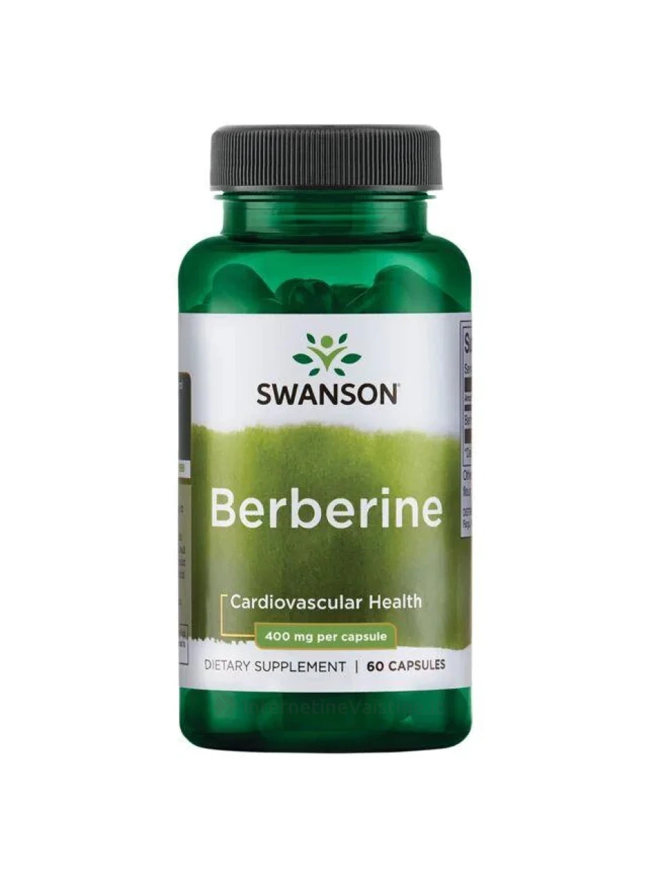 SWANSON, Berberinas (Natūralus), 60 kapsulių, N1 | internetinevaistine.lt