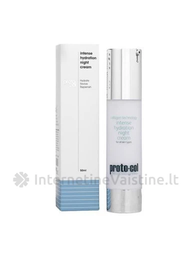 PROTO-COL Intense Hydration kremas veidui nakt., 50 ml, Vnt | internetinevaistine.lt