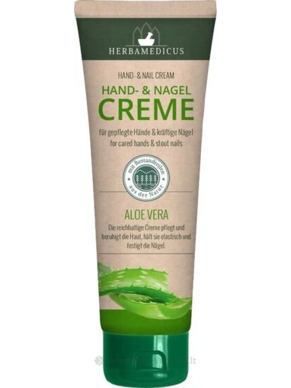 HERBAMEDICUS kremas rankoms/nagams su alijošiumi, 125 ml, Vnt | internetinevaistine.lt