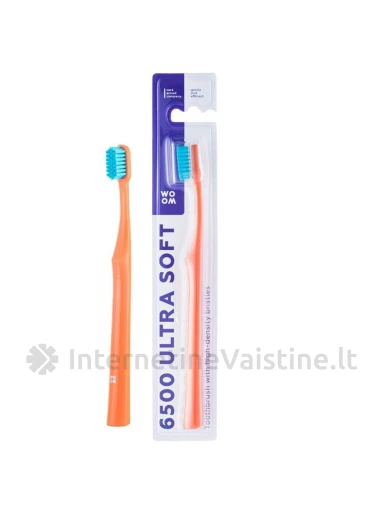 Dantų šep. WOOM Ultra Soft 6500 N1, Vnt | internetinevaistine.lt