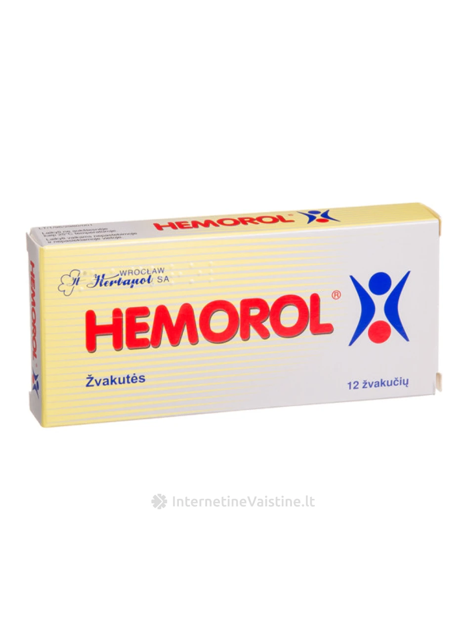 HEMOROL SUPP. N12 | internetinevaistine.lt
