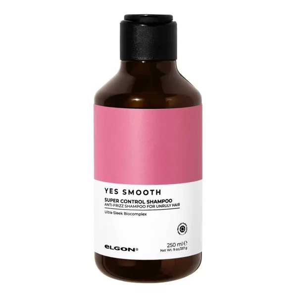 ELGON šampūnas veltis linkusiems plaukams YES SMOOTH SUPER CONTROL, 250 ml
