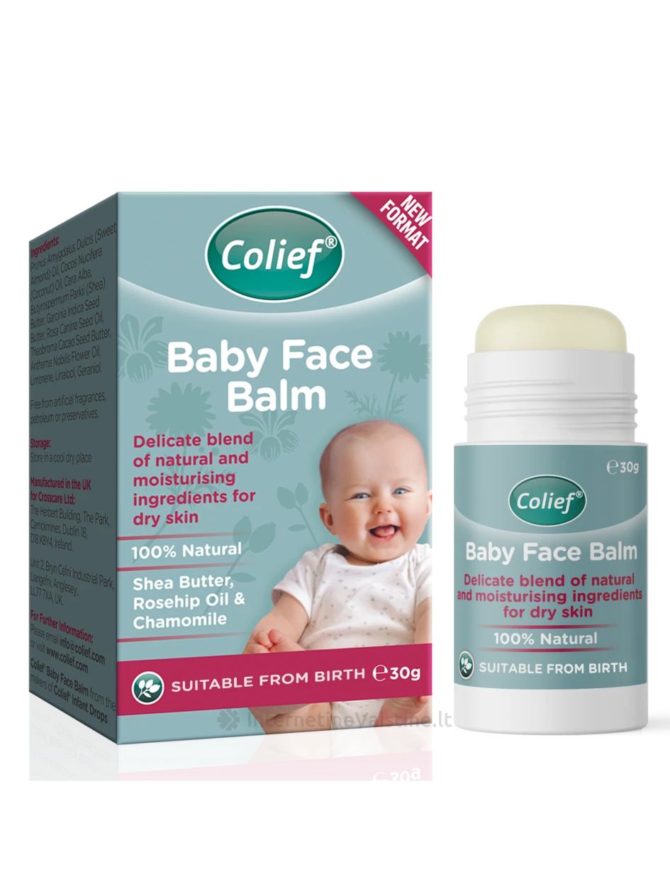 Colief BABY FACE BALM veido tepalas kūdikiams, 30g, 30 g | internetinevaistine.lt