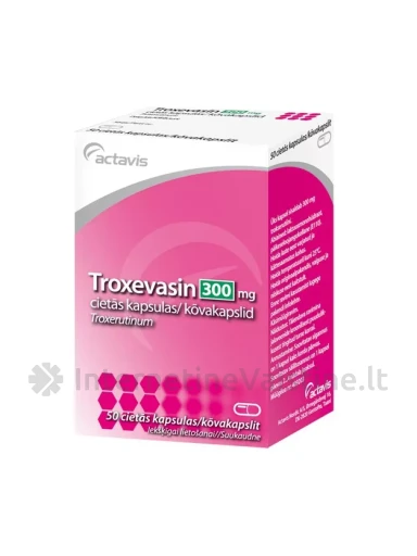 TROXEVASIN ACTAVIS 300 mg kietosios kapsulės N100 | internetinevaistine.lt