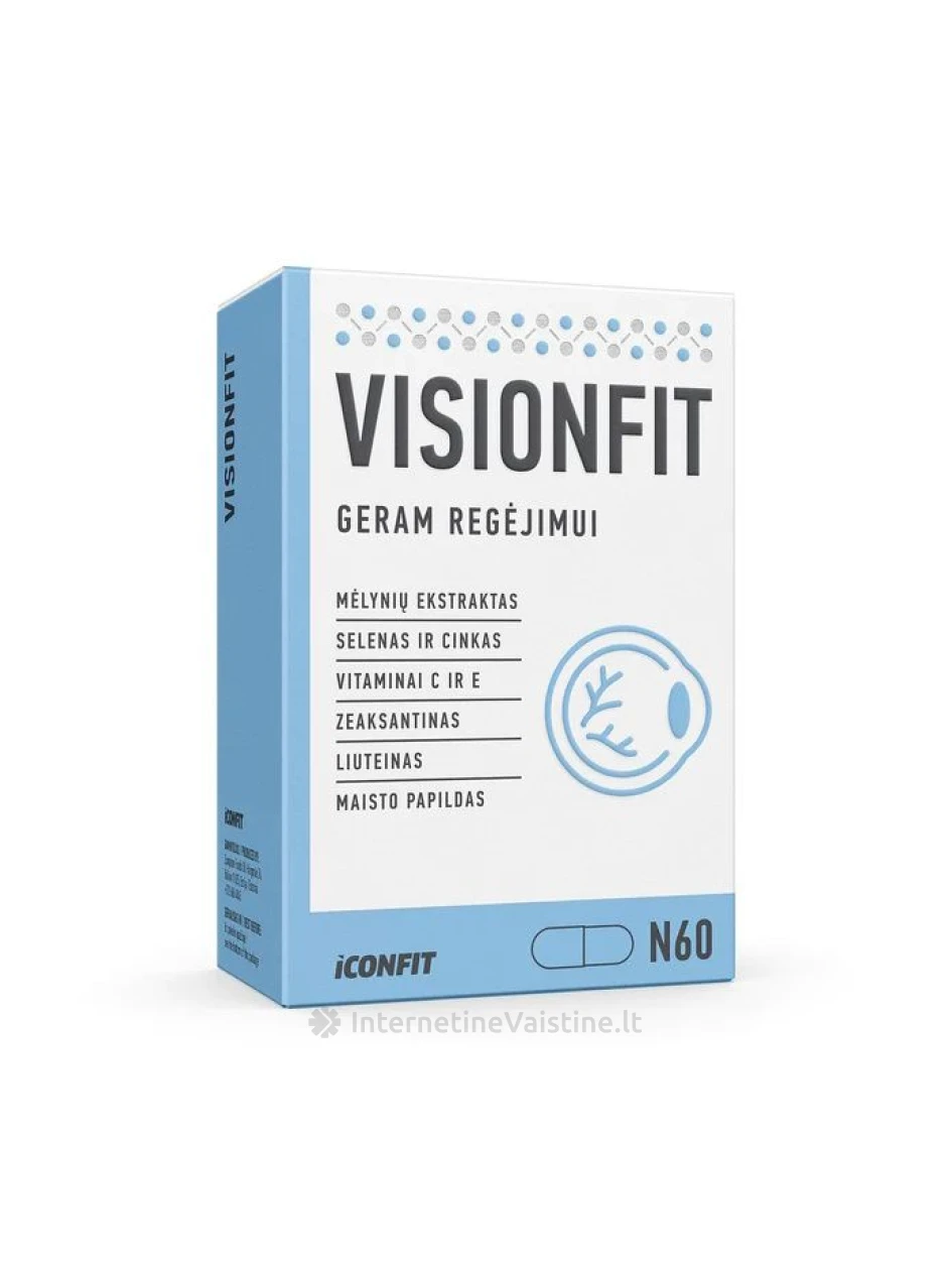 ICONFIT Visionfit Geram regėjimui kaps., N60 | internetinevaistine.lt