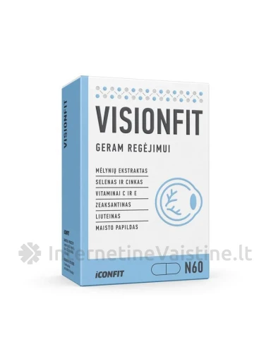 ICONFIT Visionfit Geram regėjimui kaps., N60 | internetinevaistine.lt