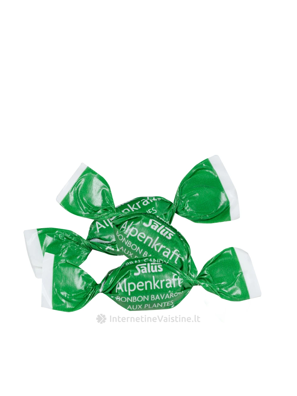 Floradix ALPENCRAFT herbal candies  – žolelių pastilės su medumi, salyklu ir augalų ekstraktais, 75g | internetinevaistine.lt