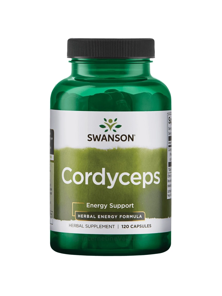SWANSON, Kordicepsas (Cordyceps) 600MG, 120 kapsulių, N1 | internetinevaistine.lt
