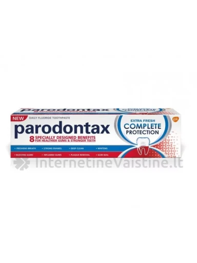 Dantų pasta PARODONTAX Complete Protection Extra Fresh, 75 ml, 75 ml | internetinevaistine.lt