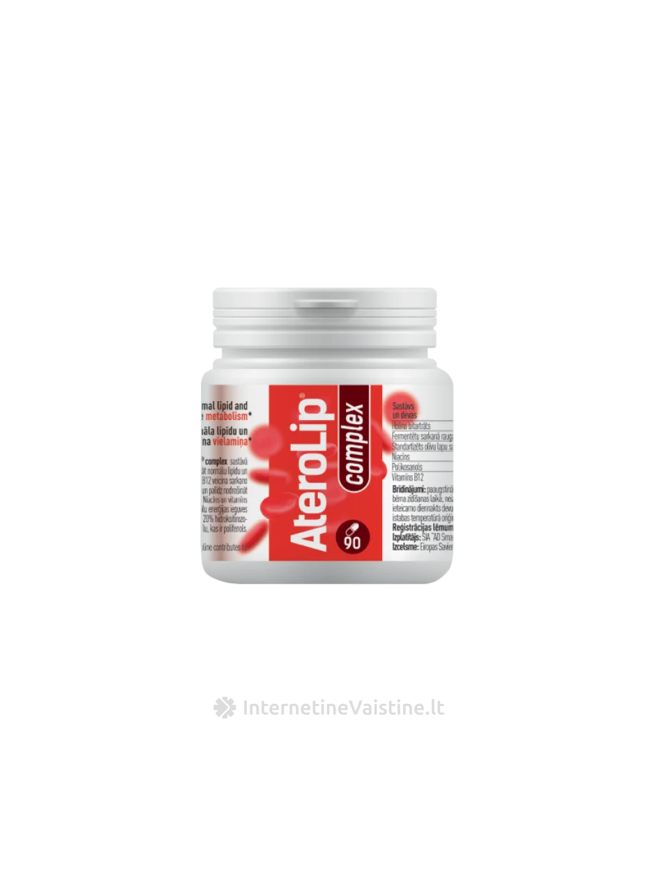 ATEROLIP Complex kaps. N90, N90 | internetinevaistine.lt