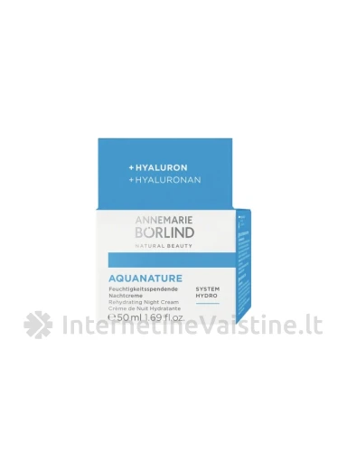 ANNEMARIE BORLIND AquaNature kremas nakt. hidrat., 50 ml, Vnt | internetinevaistine.lt